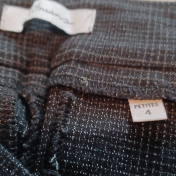 Plaid pull-on straight leg pants - Picture 3 of 6